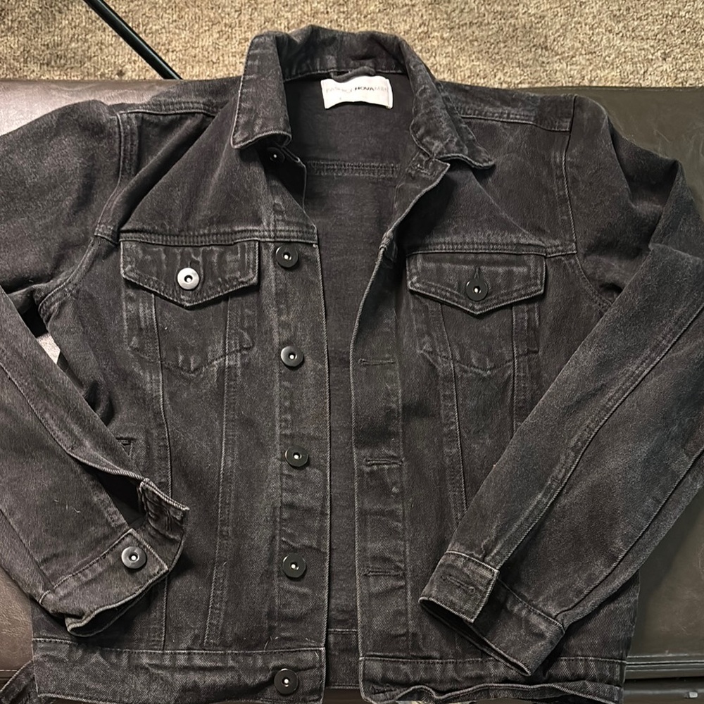 Fashion Nova Black Lightweight Shirt Jacket